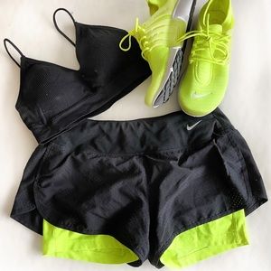 Nike 2-in-1 Dri-Fit running shorts size small